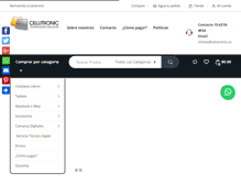 Tablet Screenshot of celutronic.com